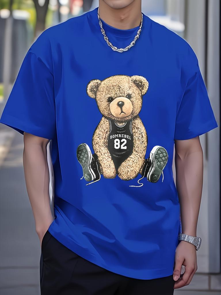 [Summer Tee Shirt] Casual Summer Short Sleeve Tee Shirt - Print Tees for Men
