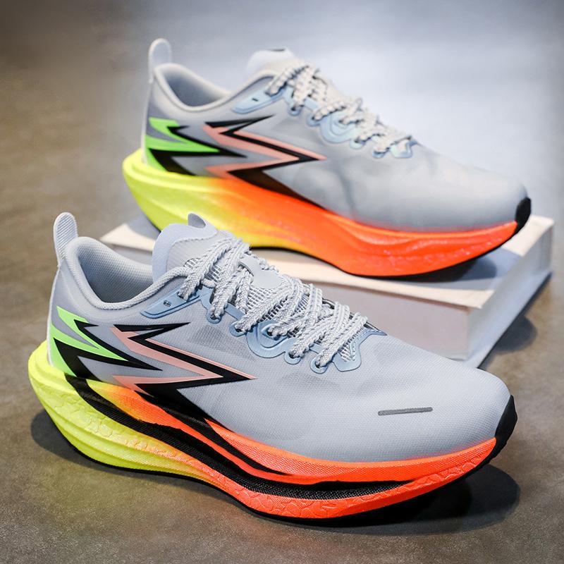 

2025 New Marathon Shoes Retro Style Couple Sneakers Ultra Light Thick Bottom Run Shoes Men Women Fashion Outdoor Tennis Shoes 34