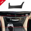 For Cadillac CT6 2016-2020 Carbon Fiber Central Console U-Type Cover Trim 1PCS