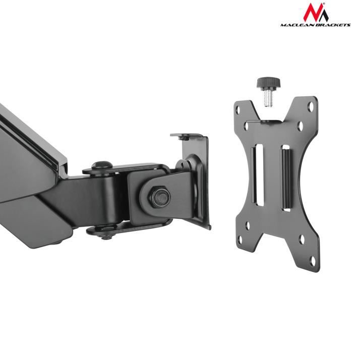 Support Pour Moniteur - MC-775 - Double Bras - 17" À 32" - Charge 8 Kg - Inclinaison - Réglable