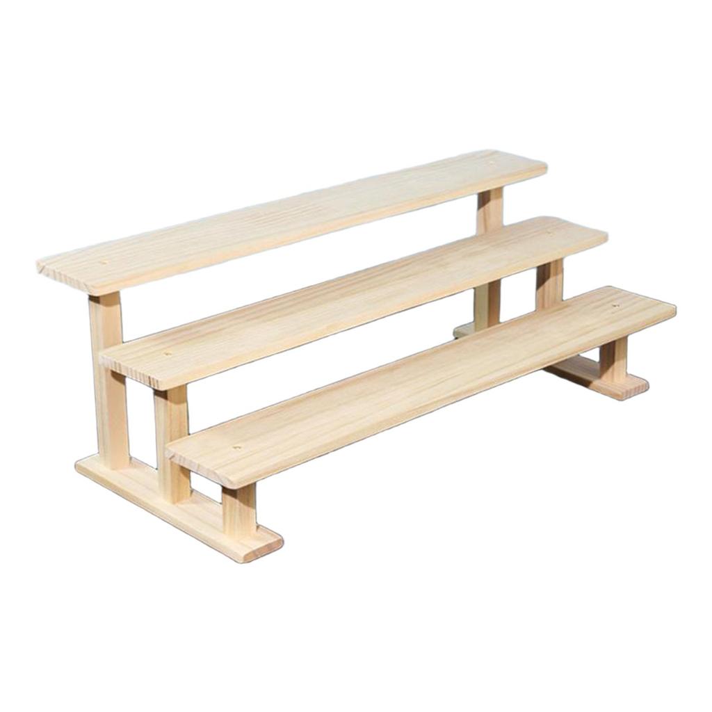 Figure Display Stand Cupcake Stand Holder Wooden Display Riser Perfume Organizer for Crafts