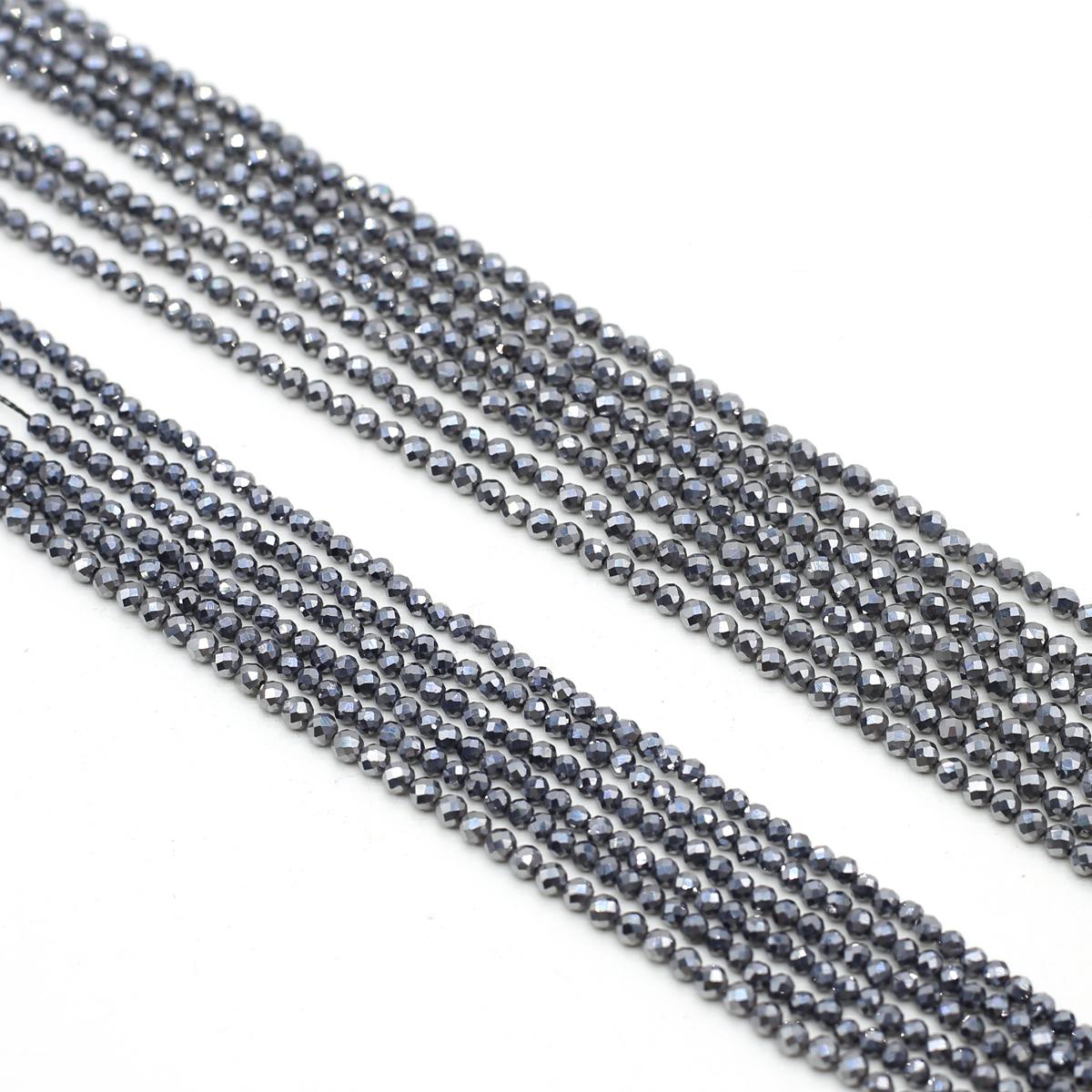 

1 нить Граненые бусины из натурального камня 3 мм 4 мм Маленькие терагерцовые бусины-разделители для изготовления ювелирных изделий DIY Аксессуары для браслетов и ожерелья 38 см 1Strand/3mm-Terahertz