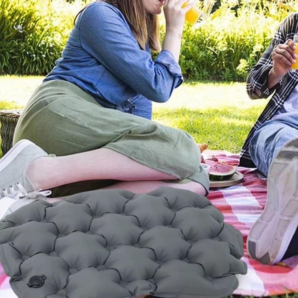Waterproof Travel Chair Cushion Foldable 3D Air Seat Cushion Portable Camping Chair Pad  Office