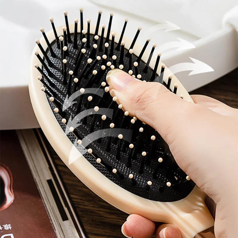 4 Stück Flexible Antistatische Friseurstylingkämme Haarkämme Nass- und Trockenhaarbürste Massagekamm Haarbürste Stylingkamm