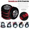Large Spare Tire Cover Car Exterior Universal Storage Polyester Auto Wheel Bag