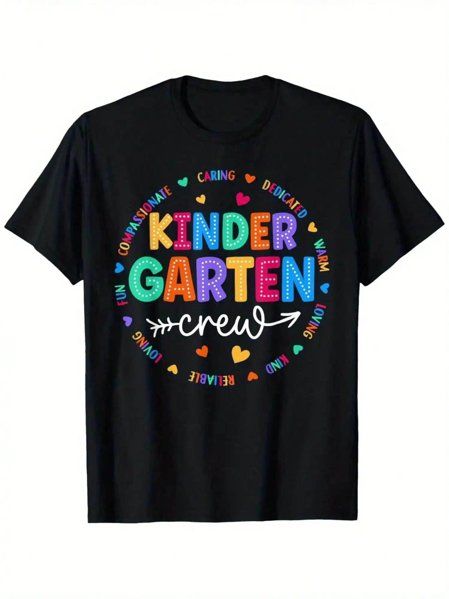 Команда детского сада Снова в школу Воспитатель детского сада Мужская Женская Футболка Футболки Для Мужчин Женщин Взрослых S