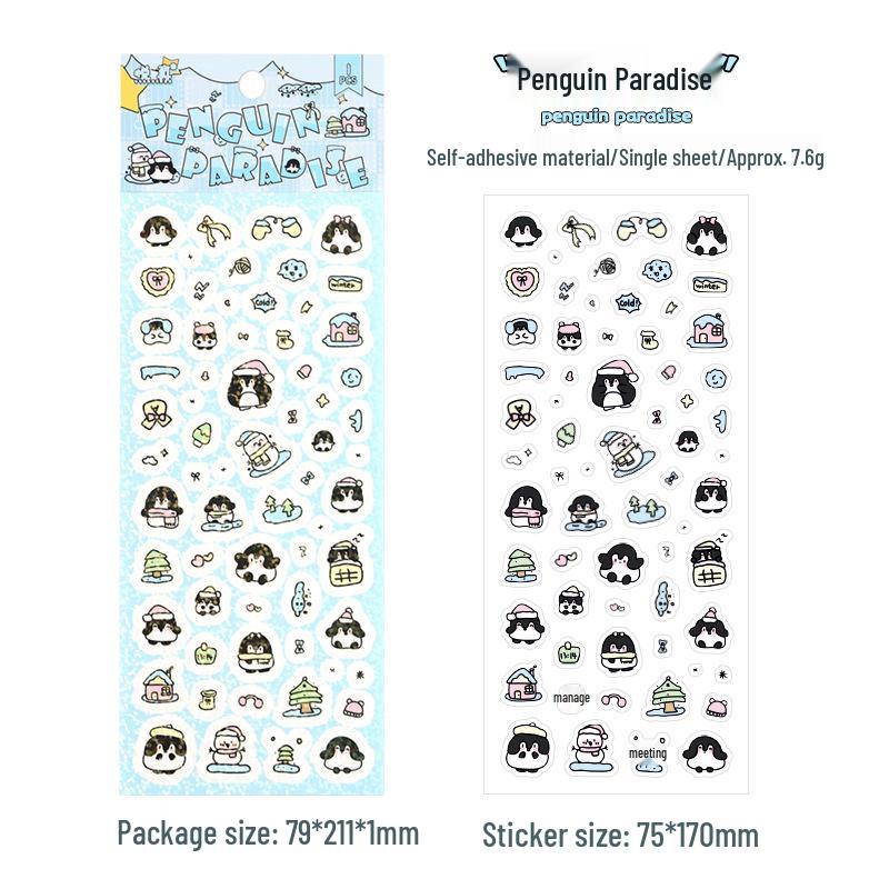 Yuezhen Tongmeng Paradise Die-cut Cartoon Stickers for Children's Journals