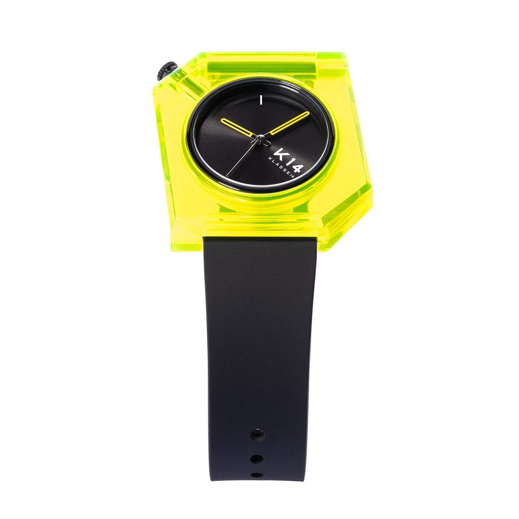 Mädchenuhr K14 Yellow Washing UP 40mm WKF19YW001M Schwarz [Class Fourteen] Herren