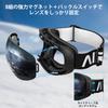 AirsFish New Ski Goggles [8 Pairs of Powerful Magnets & Buckle Fastening, Magnetic Interchangeable Double Lenses] Snowboard Goggles with Triple Anti-F