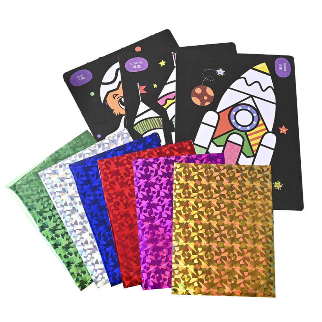 DIY Cartoon Transfer Painting Crafts For Kids Arts And Crafts Toys Children Creative Educational Learning Drawing Toys