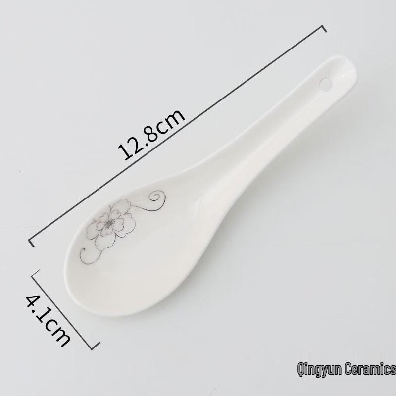 Ceramic Dessert & Soup Spoons