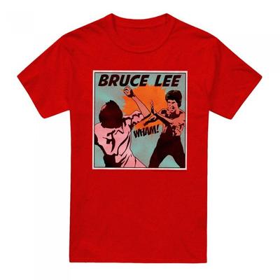 Bruce Lee Unisex Erwachsenen Comic Panel T-Shirt