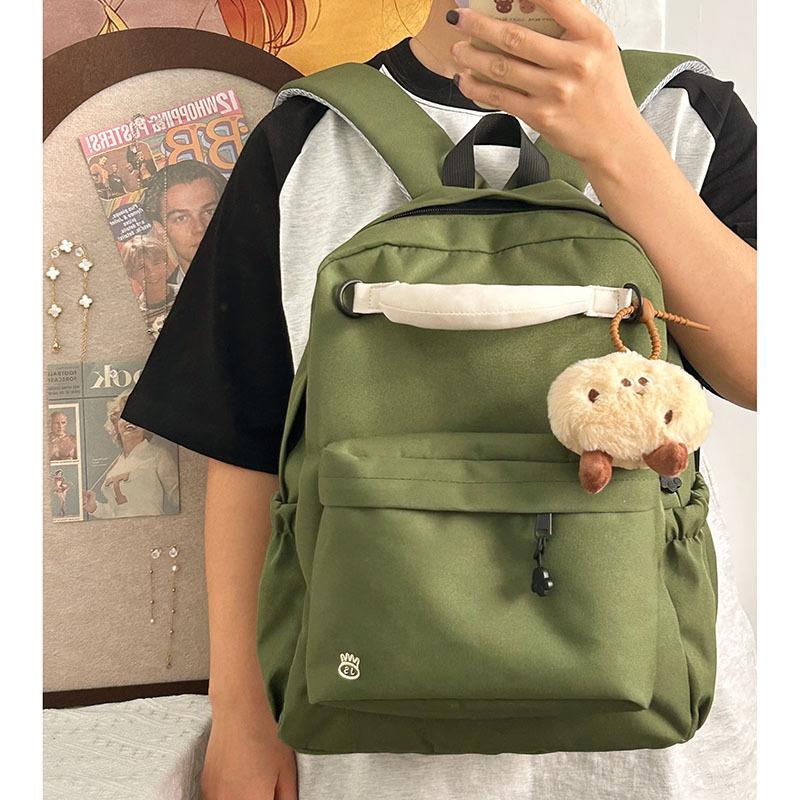 Backpack Female College Student Japanese Casual Simple Backpack Junior High School Student High School Bag Travel