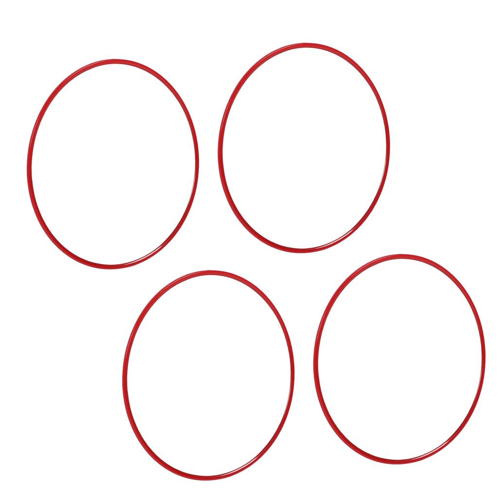 4pcs Wheel Rim Protector Curb Rash Prevention Self Adhesive Universal ABS Rim Guard Trim Rings for