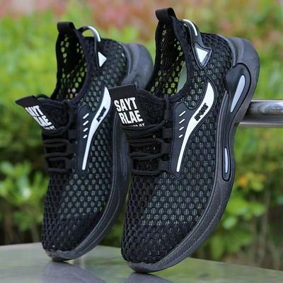 Mesh Summer New Breathable Thin Hollow Mesh Shoes Casual Sports Trendy Shoes