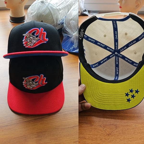 New Brand Quality Flat Bill Blank Men 3D Puff Embroidery Patch Snapback Cap Fitted Custom Baseball Hats for Men