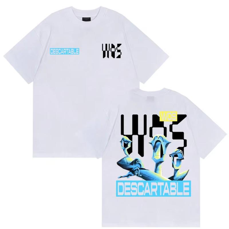 

Rapper Wos Ds3 Album 2025 Logo Graphic Tshirt Unisexs Retro Fashion High Quality T Shirt Hip Hop Oversized Cotton Tees Streetwear S