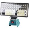 2 USB Charger LED Work Light Adjustable Levels Night Lighting Flashlight 4/8 Inch for Makita 18V Lithium Battery