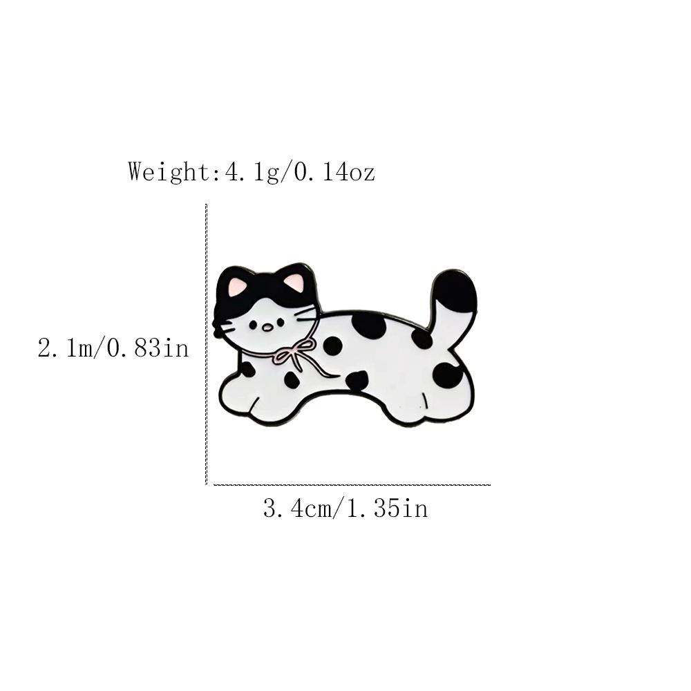 Cute Cartoon Puppy & Cat Brooch - Pet Lover s Animal Badge Accessory