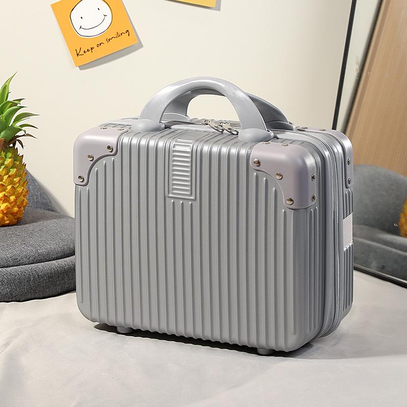 14-Inch Handheld Mini Travel Makeup Case with Password Lock