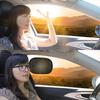 Zweierpack Sommer Auto Mini Sonnenschutz, Statische Folie hinterlässt keine Rückstände, Sommer Auto Seitenfenster Sonnenschutz