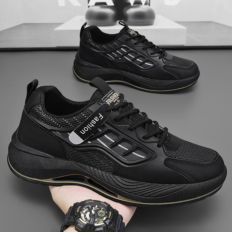 Men's Shoes Spring New Breathable Mesh Little White Shoes Men's Trend Versatile Platform Sports Shoes Casual Shoes Men