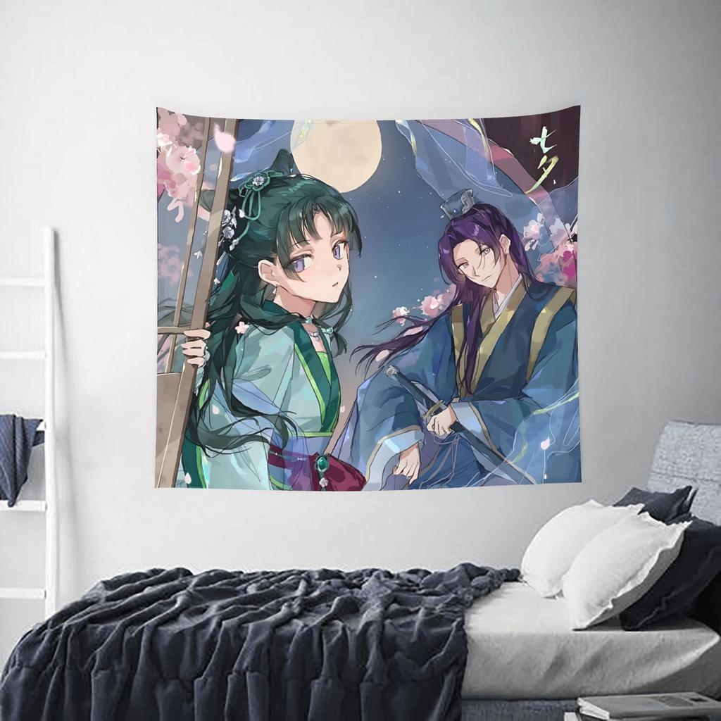 Customized The Apothecary MAOMAO cutecore Tapestry Bedroom Decoration Wall Hanging Blanket Tapestry Cool Stuff For Room