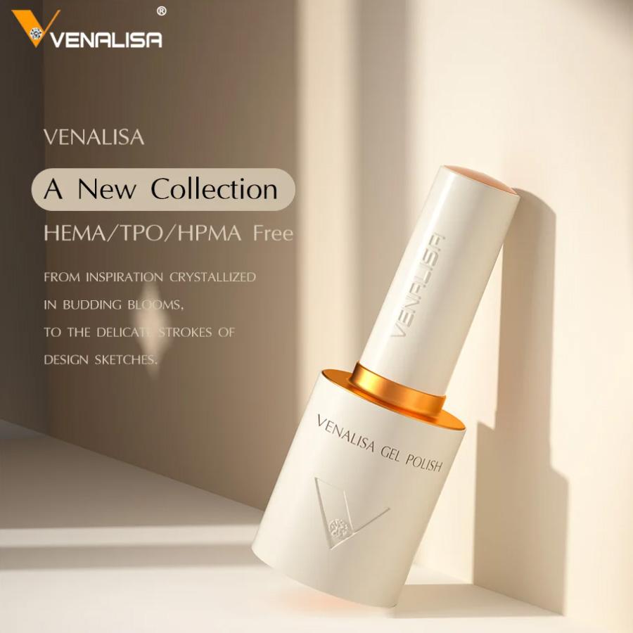Venalisa Gel Nail Polish 10ml Hema TPO Free Snow Lotus Winter Glitter Shinning Soak Off UV LED Gel Varnish Nail Manicure