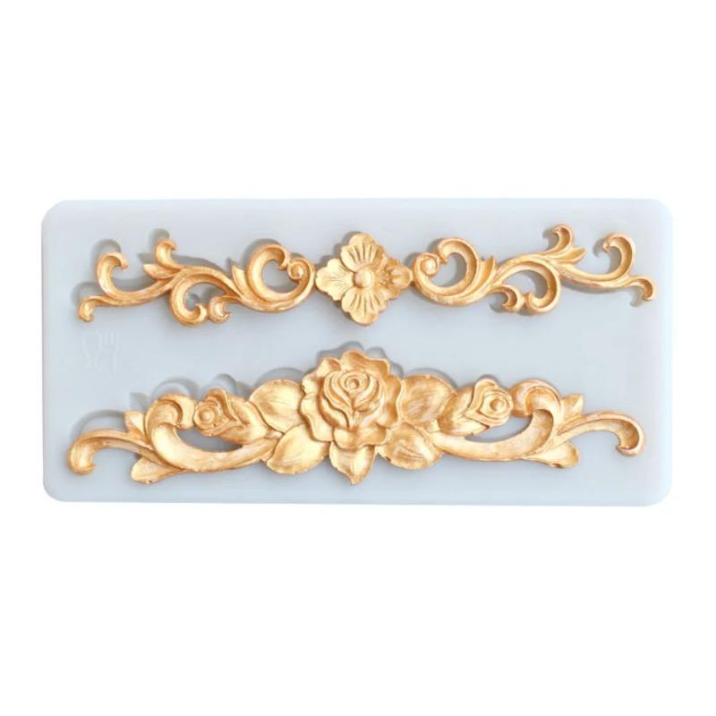 

Sugarcraft силиконовые формы для украшения торта инструменты Confeitaria Moldes De Silicone Fondant Cake Mold Chocoe Molds