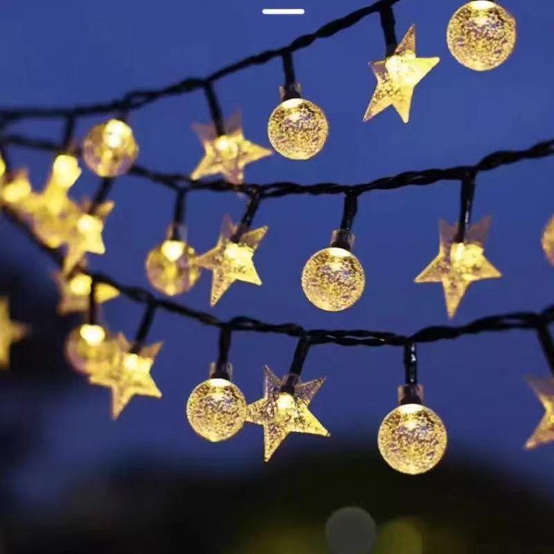 Waterproof Solar Fairy String Lights for Outdoor Garden, Courtyard, Home & Balcony Decoration