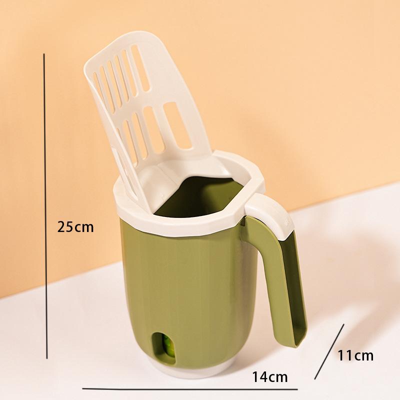 Cat manure shovel pet integrated cat litter shovel set detachable cleaning garbage collector cat toilet storage box cat supplie