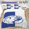 Millwall FC Set Copripiumino Trapuntato Coperta Trapuntata Federa Decorazione per la Casa Regalo di Compleanno (1 * copripiumino + 2 * federe senza imbottitura)