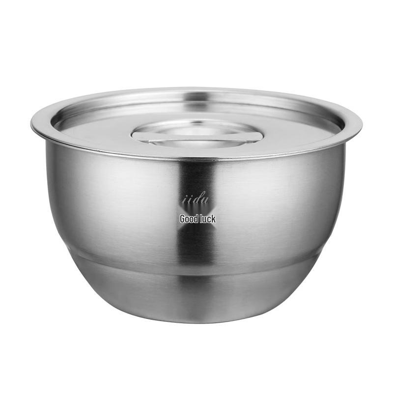 Jidu 304 Stainless Steel Steaming & Serving Bowl with Lid