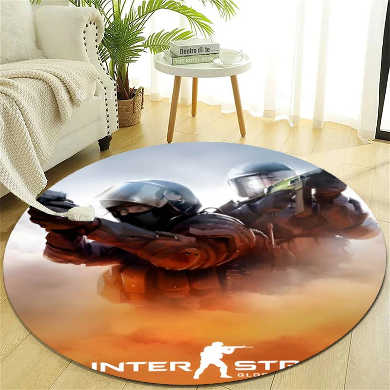 Personalized CS Round Chair Office Rug - Perfect for Mat, Office Chair & More - Ideal Gift for Birthdays and Holidays
