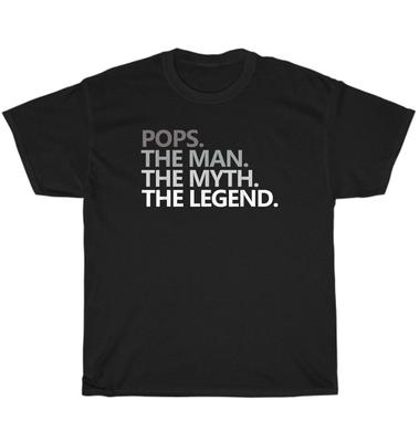 Pops Der Mann Der Mythos Die Legende Vatertags Opa T-Shirt Unisex T-Shirt Geschenk