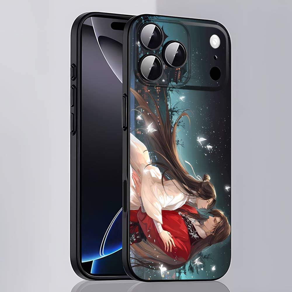 H-Heaven C-Cartoon Officials Blessing For iPhone 17,16,15,14,13,12,11,Pro,Max,Plus,E,SE4,Air,Mini Black Phone Case Cover