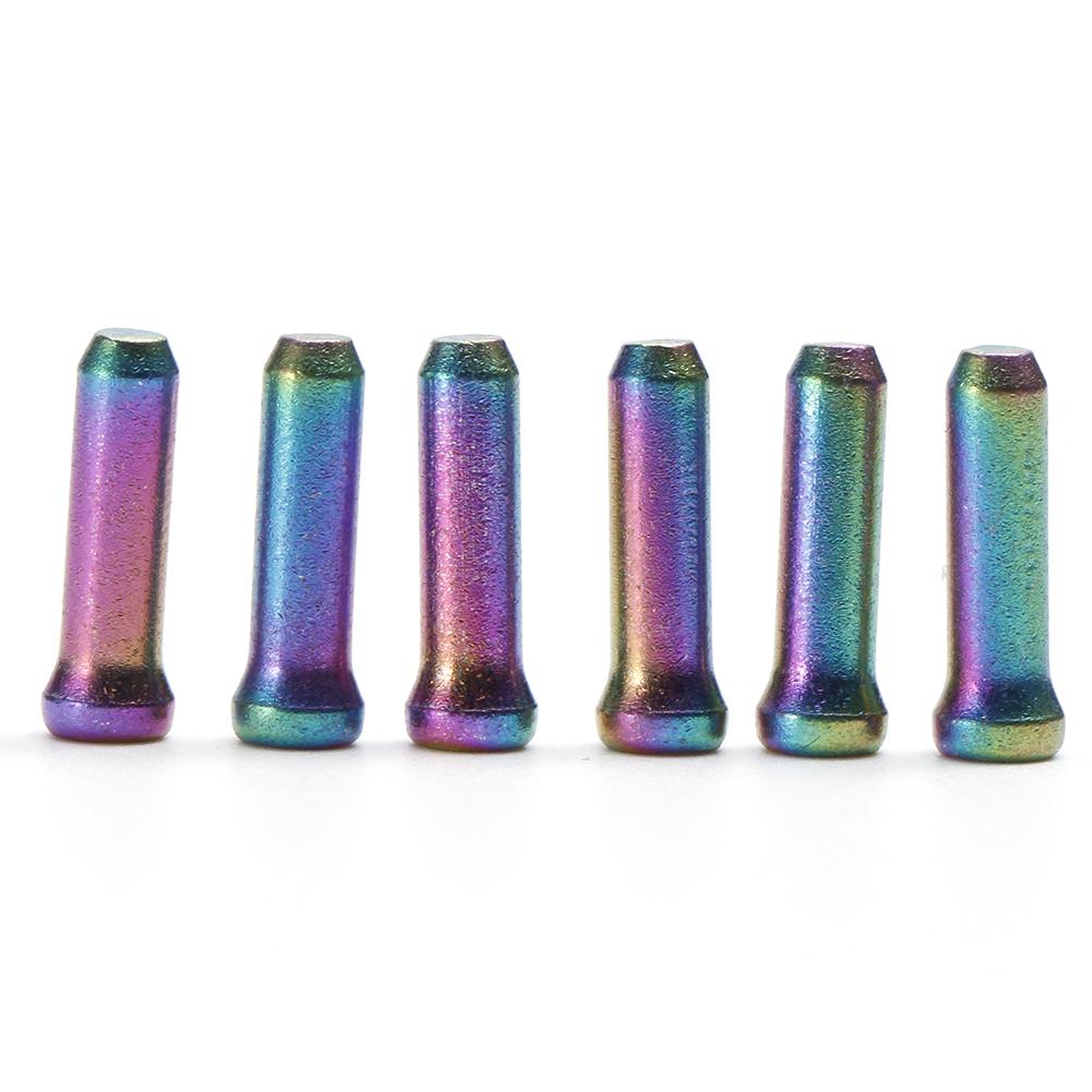 

6UK 20 шт. велосипедные наконечники для внутреннего троса велосипедный тормозной переключатель провода обжимной колпачок