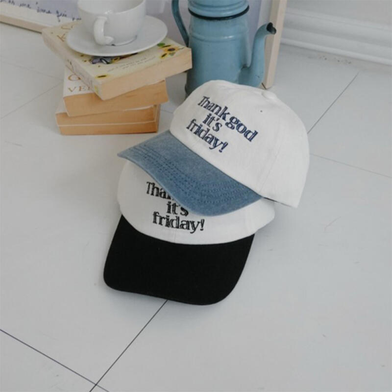 Women s Washed Cursive Campus Look Hat C8501_Black