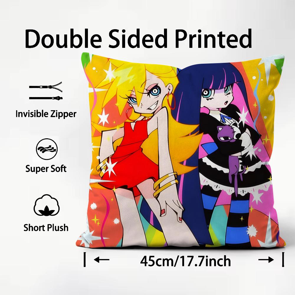 PPanty StockingG Garterbelt Cushion Cover Plush Fabric Soft DoubleSided Printed Sofa Warm Winter Home Child Gift Pillow Case