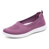 Summer new fly-woven shoes flat-soled women's shoes one-pedal shoes soft-soled versatile breathable shoes