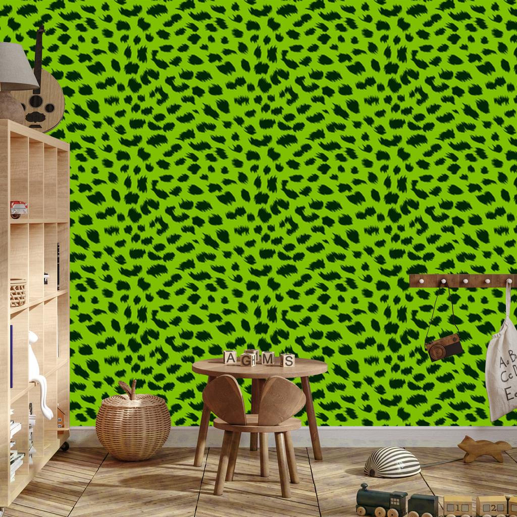 Lime Green Leather and Bottle Green Wallpaper 50x1000