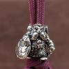 Dwarf Brass Knife Beads EDC DIY Paracord Woven Bracelets Lanyard Pendants Accessories Outdoor Tool Hangings Charms