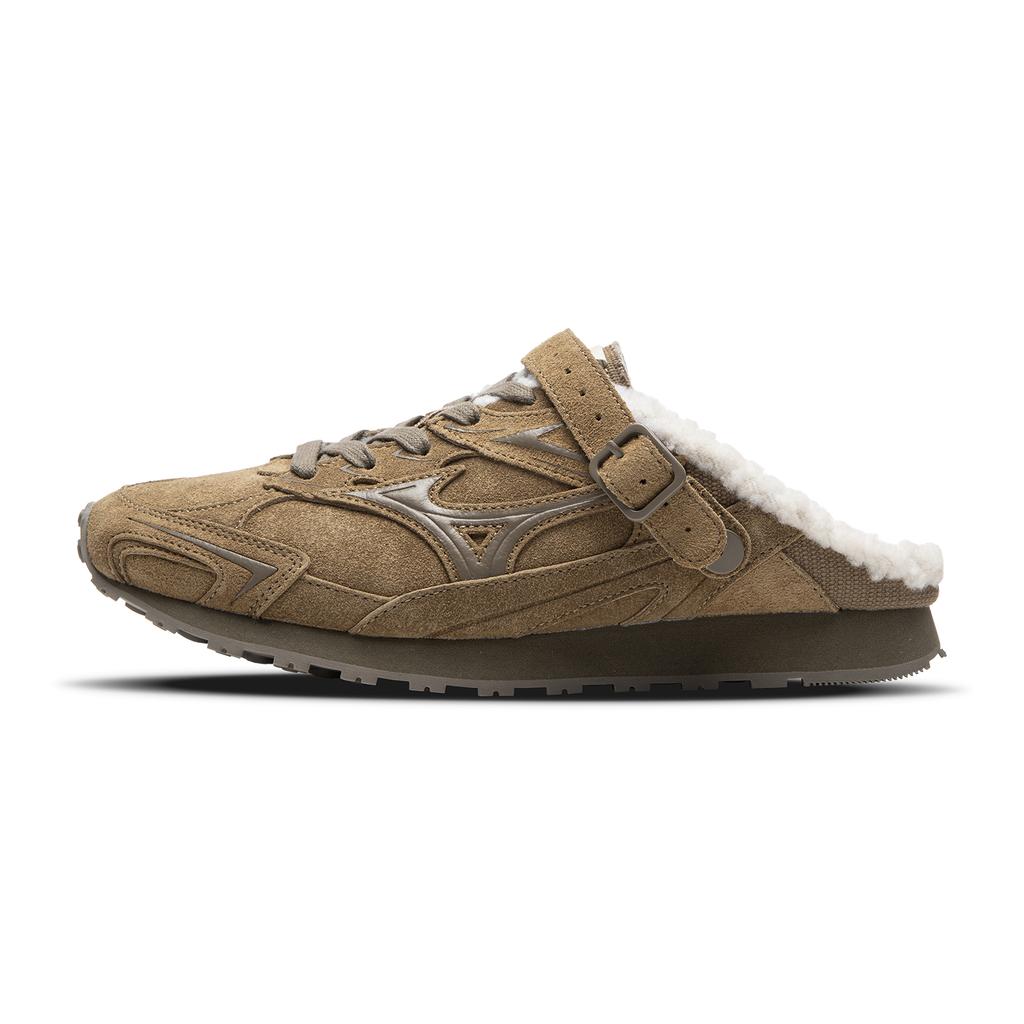 Mizuno LG 60S Kapcie Jesień Zima Pogrubione Ciepłe Codzienne Dojazdy Vintage Moda Wszechstronne Gruba Podeszwa Zwiększona Wysokość Odporne na Zużycie D1GH252503