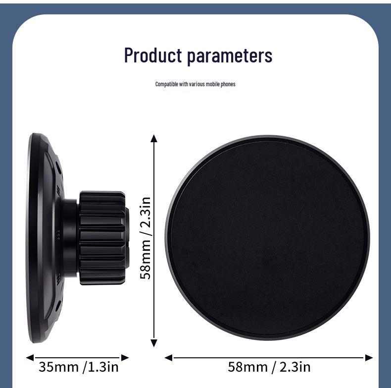 Universal Telescopic Magnetic Phone Holder for Car Dashboard & Trucks