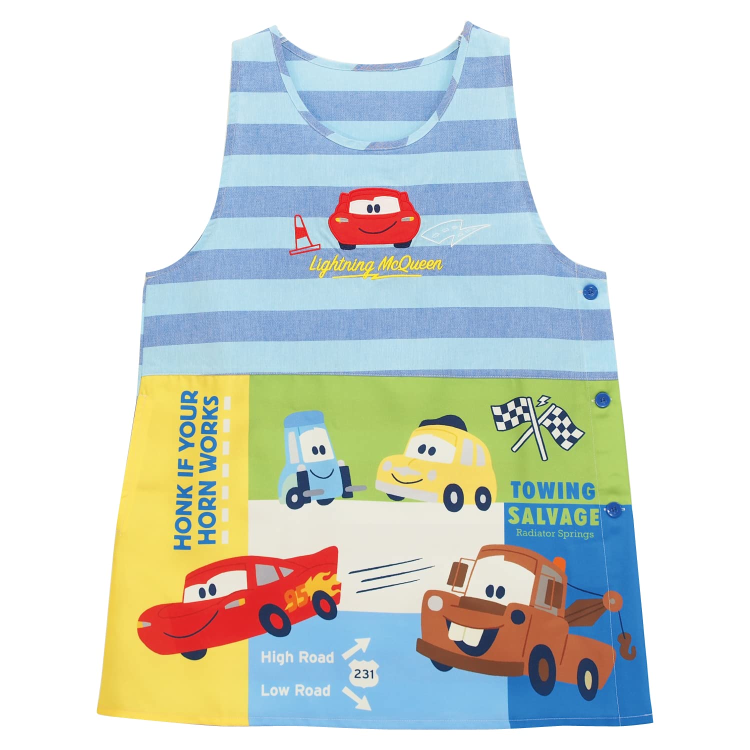 

Аппликация на фартук с вышивкой «Тачки» на боковой кнопке 22307008 [Nishiki]