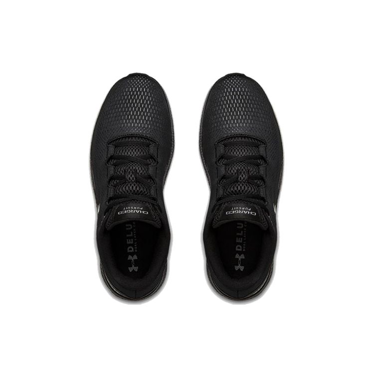Under Armour Charged Pursuit 2 Triple Black Men Sneakers 3022594-003