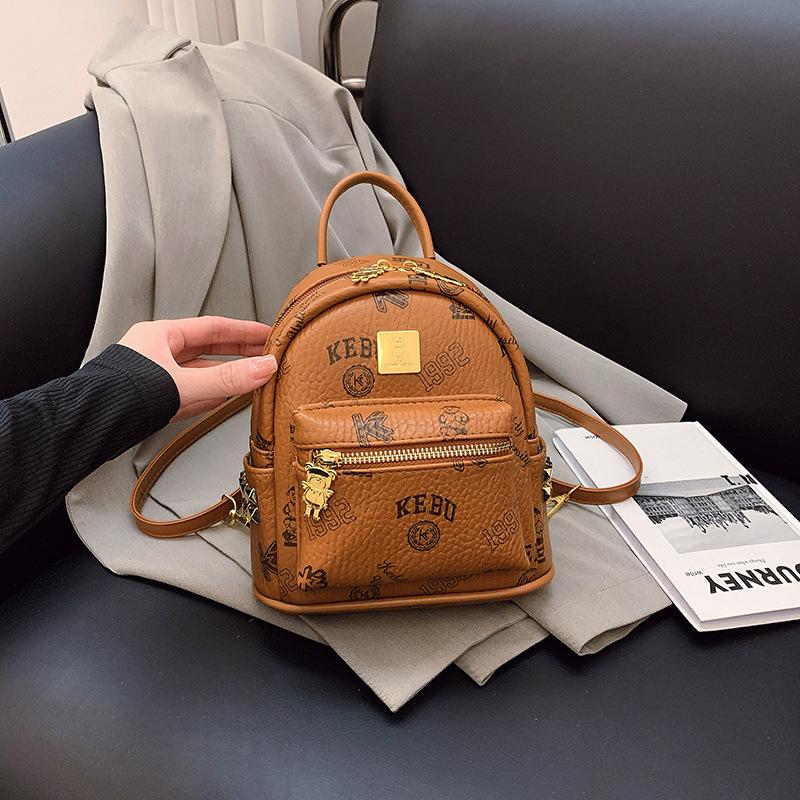 Niche new student schoolbag women spring and summer fashion casual small backpack leisure travel backpack