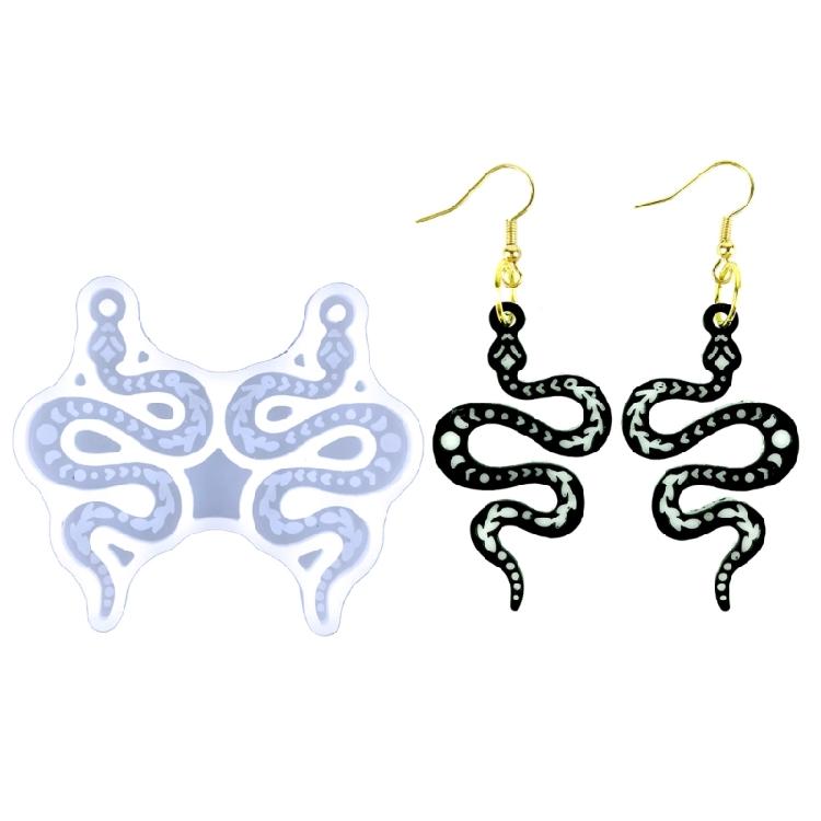 Resin Jewelry Molds Silicone Mold for Epoxy Resin Earring Making Supplies Resin Keychain Mold DIY Jewelry Silicone Mould