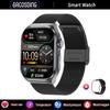 SACOSDING Nové chytré hodinky Amoled Muži EKG+PPG+HRV Hodiny Monitorování krevního tlaku Bluetooth Volání Ženy Sport Fitness Tracker Chytré hodinky pro ženy