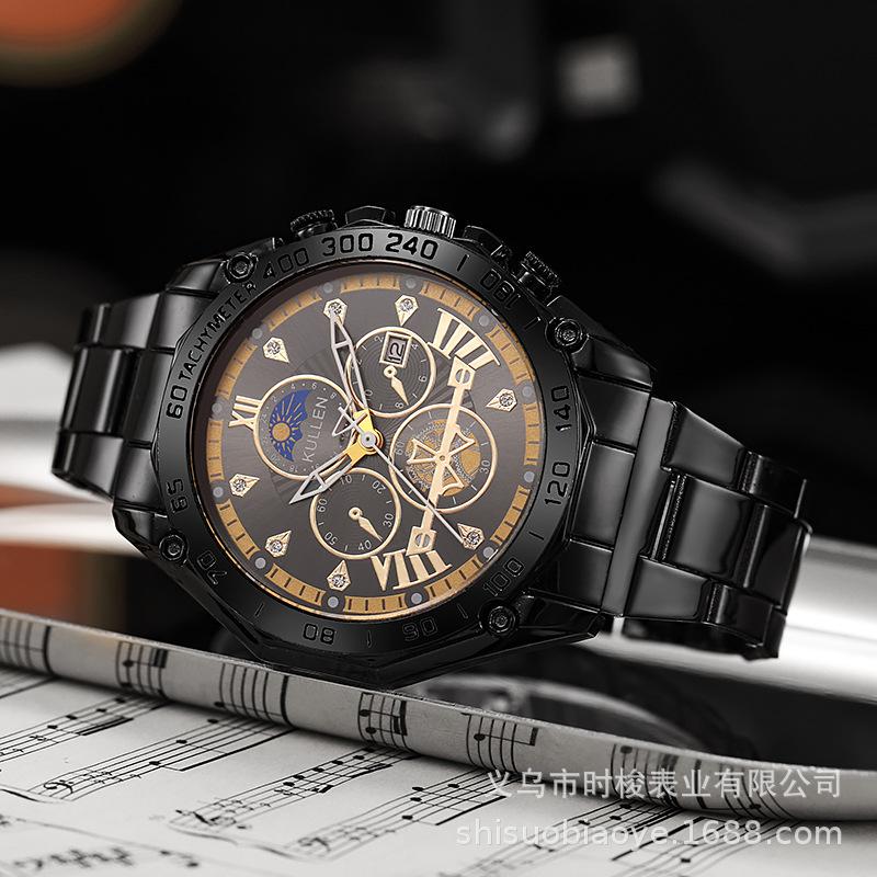 Luxury Men Quartz Watches Fashion Concept Decorative Dial Casual Military Sports Wristwatch Waterproof Men's Clock